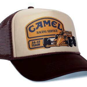 Camel Racing Service Hat Vintage/New Adult Unisex Cap Tan/Brown